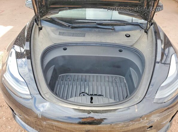 5YJ3E1ECXNF296385 2022 TESLA MODEL Черный Вид задней части салона