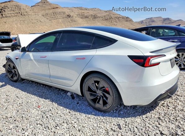 5YJ3E1ET2SF079750 2025 TESLA MODEL Белый Задняя левая четверть