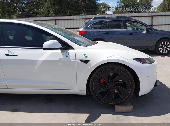 5YJ3E1ET2SF984960 2025 TESLA MODEL 3 White 