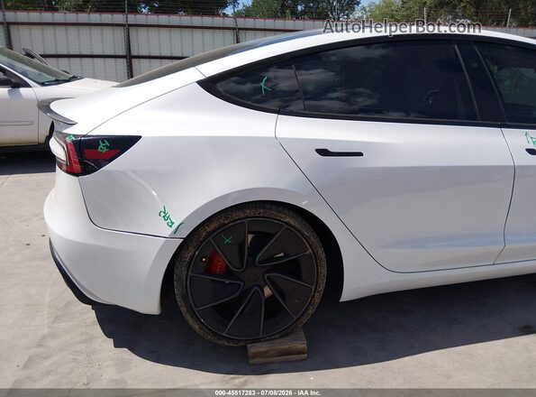 5YJ3E1ET2SF984960 2025 TESLA MODEL 3 White 
