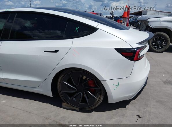 5YJ3E1ET2SF984960 2025 TESLA MODEL 3 White 