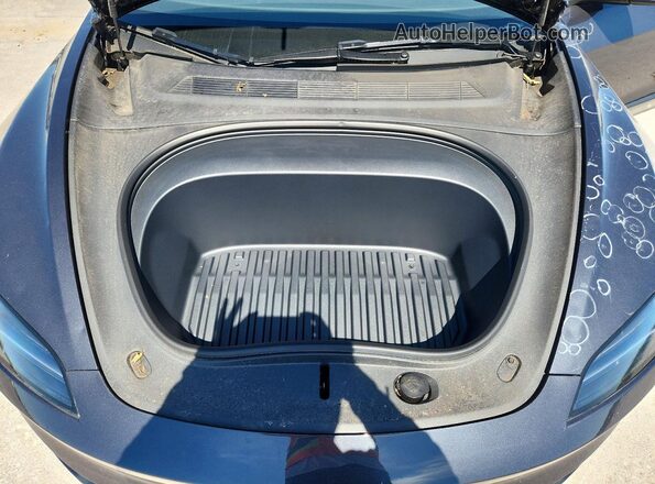 5YJ3E1ET5SF983365 2025 TESLA MODEL Угольный Вид задней части салона