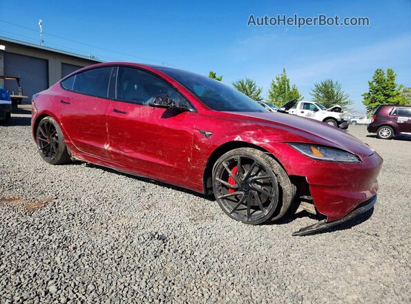 5YJ3E1ET6RF896004 2024 TESLA MODEL Red წინა მარჯვენა