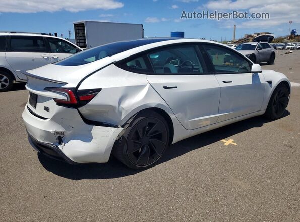 5YJ3E1ET7RF773909 2024 TESLA MODEL White Задня права чверть