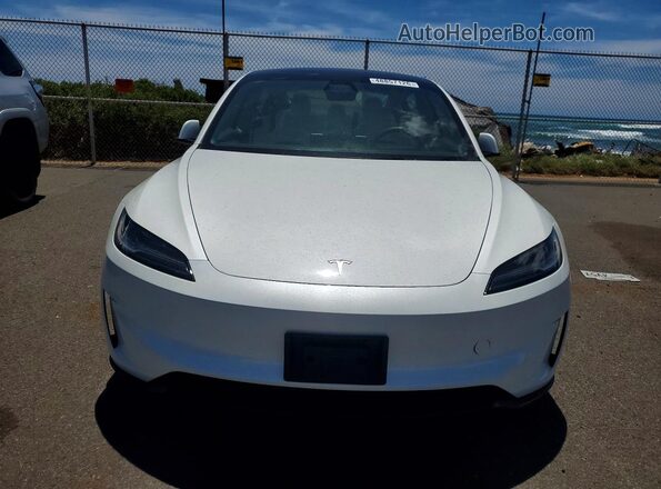5YJ3E1ET7RF773909 2024 TESLA MODEL White Вид спереду