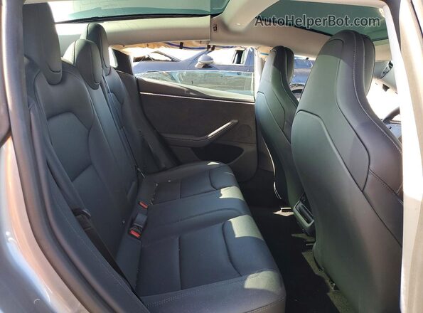 5YJ3E1ET8SF932877 2025 TESLA MODEL Серый Вид задних сидений