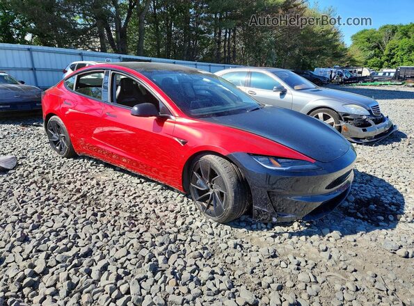 5YJ3E1ETXRF866035 2024 TESLA MODEL Black Передня права чверть