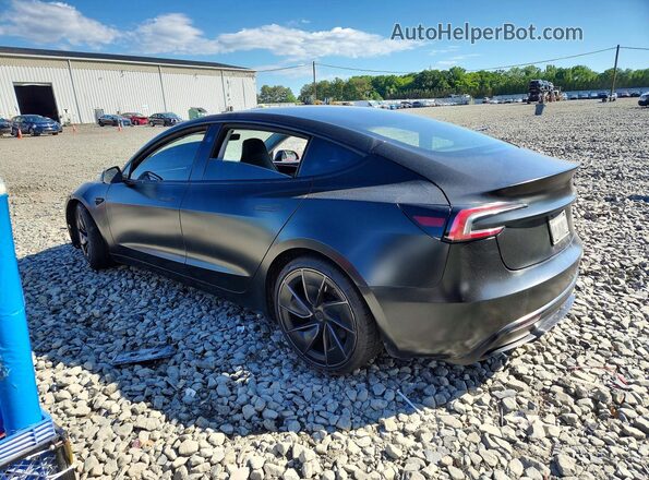 5YJ3E1ETXRF866035 2024 TESLA MODEL Black Задня ліва чверть