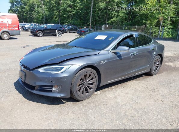 5YJSA1E11GF139367 2016 TESLA MODEL S Gray წინა მარცხენა ხედი სამი მეოთხედიდან