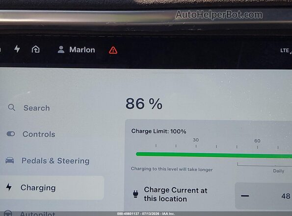 5YJSA1E11GF139367 2016 TESLA MODEL S Gray 