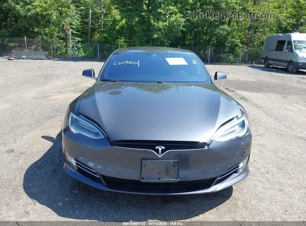 5YJSA1E11GF139367 2016 TESLA MODEL S Gray ხელსაწყოთა პანელის ხედი