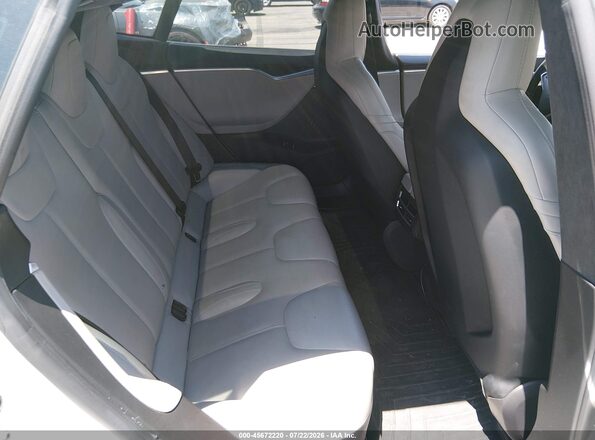 5YJSA1E11GF149882 2016 TESLA MODEL S White VIN კოდის სტიკერის ხედი