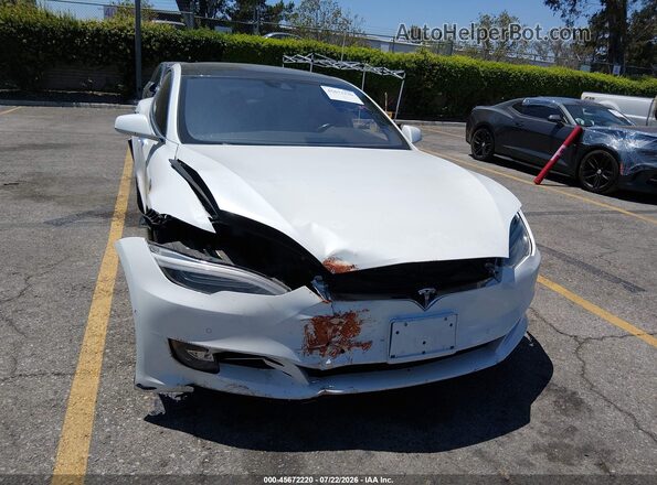 5YJSA1E11GF149882 2016 TESLA MODEL S White ხელსაწყოთა პანელის ხედი