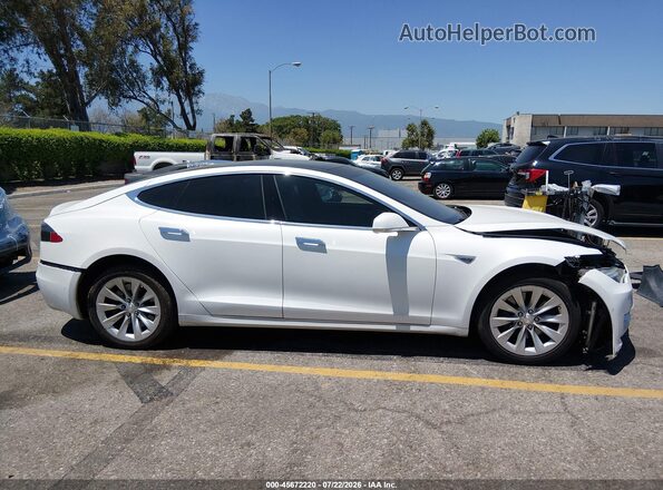 5YJSA1E11GF149882 2016 TESLA MODEL S White უკანა სალონის ხედი