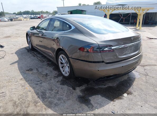 5YJSA1E12GF146618 2016 TESLA MODEL S Gray Задня ліва чверть