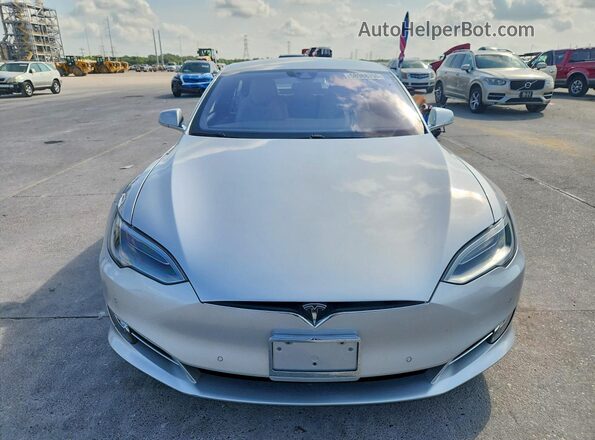 5YJSA1E12GF147302 2016 TESLA MODEL Silver Front view