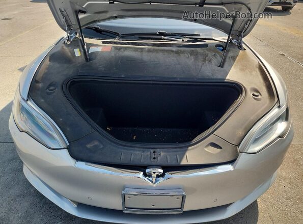 5YJSA1E12GF147302 2016 TESLA MODEL Silver Rear interior view