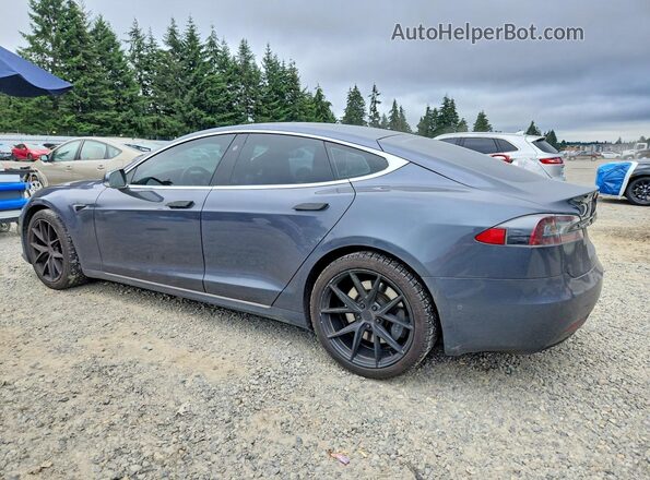 5YJSA1E13HF184540 2017 TESLA MODEL Gray Trasero izquierdo