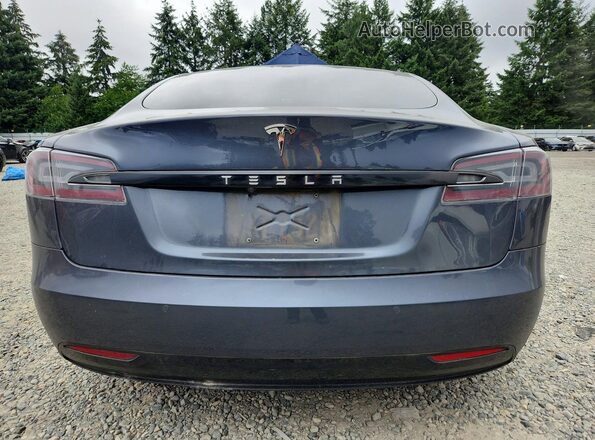 5YJSA1E13HF184540 2017 TESLA MODEL Gray Vista trasera