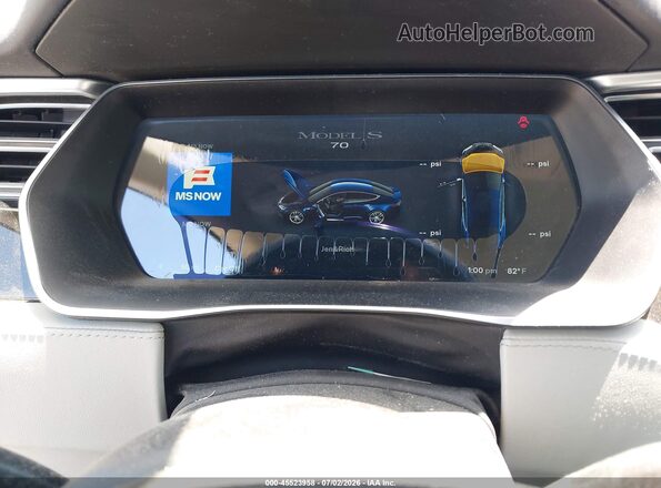 5YJSA1E17GF133122 2016 TESLA MODEL S Blue Вид задніх сидінь