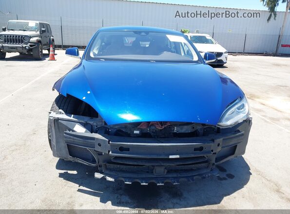 5YJSA1E17GF133122 2016 TESLA MODEL S Blue Вид спереду