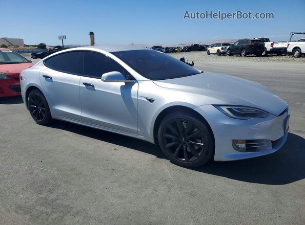 5YJSA1E18GF156697 2016 TESLA MODEL Серебряный Передняя правая четверть