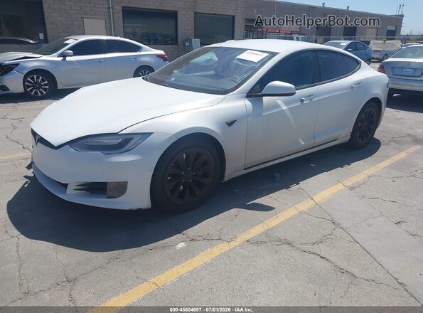 5YJSA1E18GF160524 2016 TESLA MODEL S White წინა მარცხენა ხედი სამი მეოთხედიდან