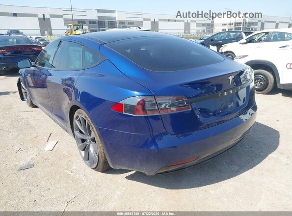 5YJSA1E18HF188678 2017 TESLA MODEL S Blue უკანა მარცხენა