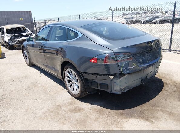 5YJSA1E19GF135681 2016 TESLA MODEL S Gray Trasero izquierdo