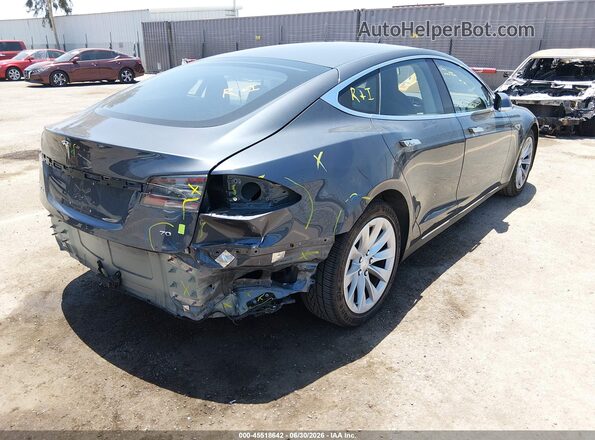 5YJSA1E19GF135681 2016 TESLA MODEL S Gray Trasero derecho