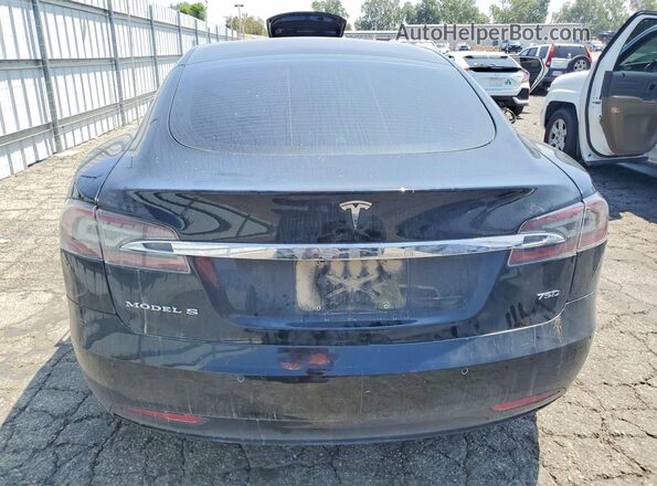 5YJSA1E20JF260357 2018 TESLA MODEL Black Rear view
