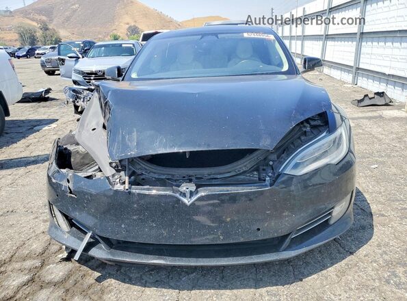 5YJSA1E20JF260357 2018 TESLA MODEL Black Front view