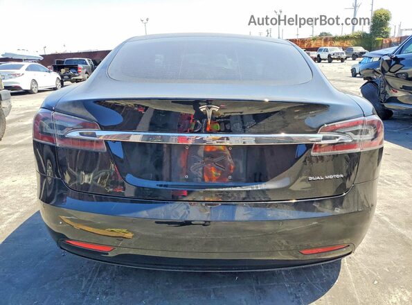 5YJSA1E20KF333860 2019 TESLA MODEL Черный Вид сзади