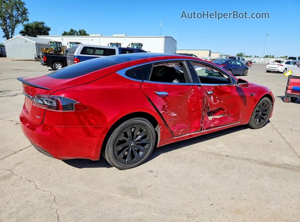 5YJSA1E21JF278575 2018 TESLA MODEL Red Trasero derecho