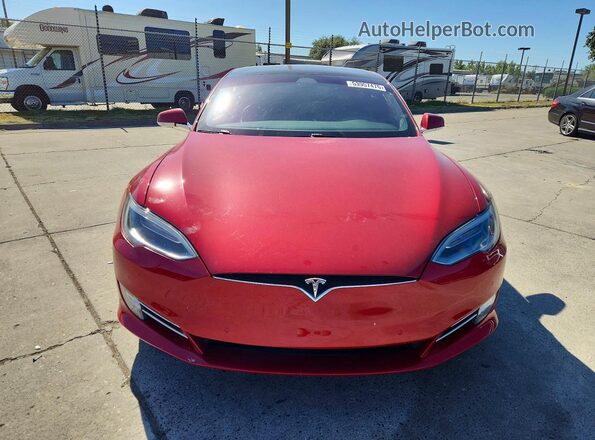5YJSA1E21JF278575 2018 TESLA MODEL Red Vista frontal