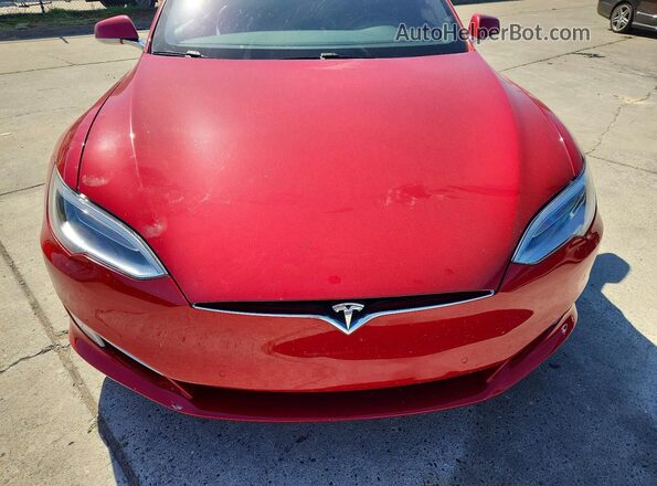 5YJSA1E21JF278575 2018 TESLA MODEL Red Vista interior trasera