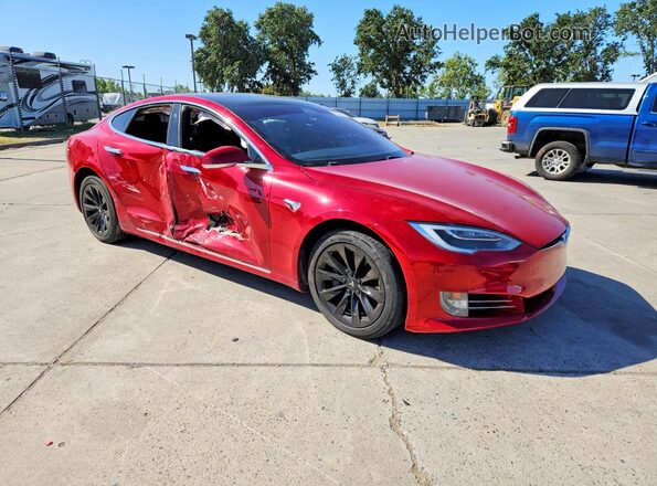 5YJSA1E21JF278575 2018 TESLA MODEL Red Delantero derecho