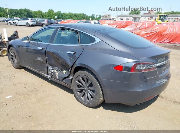 5YJSA1E21JF292976 2018 TESLA MODEL S Gray Rear left