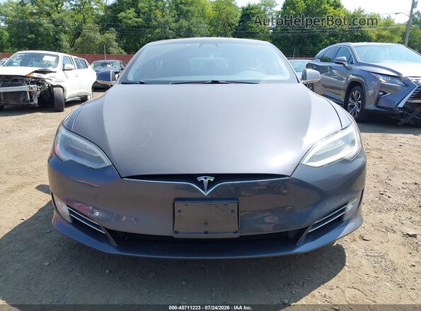 5YJSA1E21JF292976 2018 TESLA MODEL S Gray Instrument cluster view