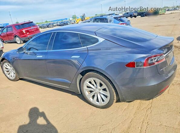 5YJSA1E22HF199863 2017 TESLA MODEL Gray Trasero izquierdo
