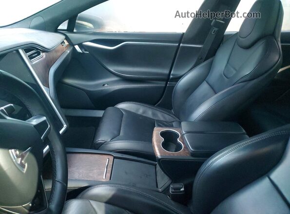 5YJSA1E22HF199863 2017 TESLA MODEL Gray Vista del salpicadero