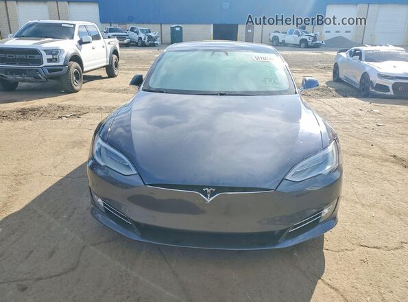 5YJSA1E22HF199863 2017 TESLA MODEL Gray Vista frontal