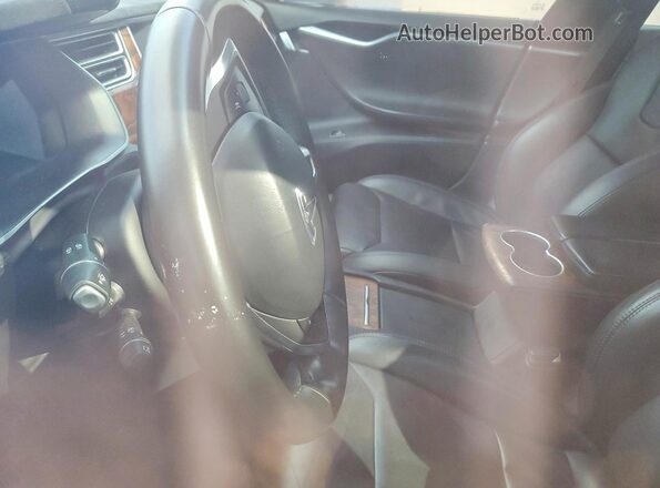5YJSA1E22HF199863 2017 TESLA MODEL Gray Vista del cuadro de instrumentos