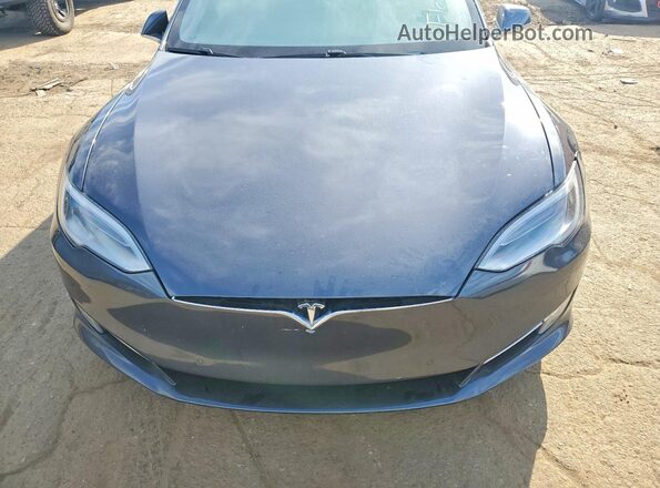 5YJSA1E22HF199863 2017 TESLA MODEL Gray Vista interior trasera