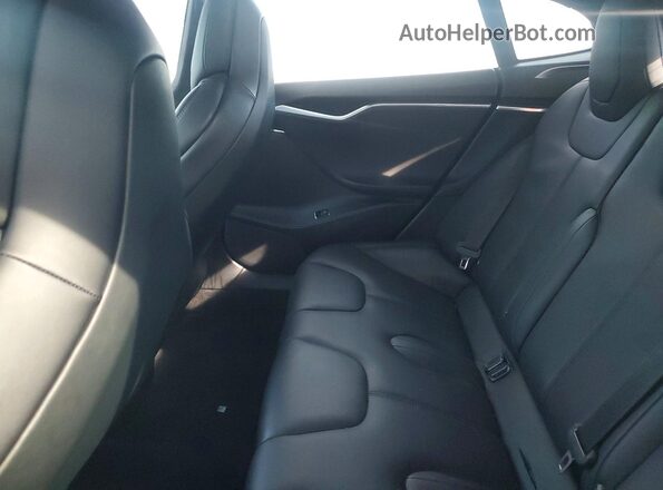 5YJSA1E22HF199863 2017 TESLA MODEL Gray Vista de los asientos traseros