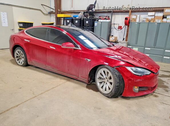 5YJSA1E22HF229170 2017 TESLA MODEL Красный Передняя правая четверть