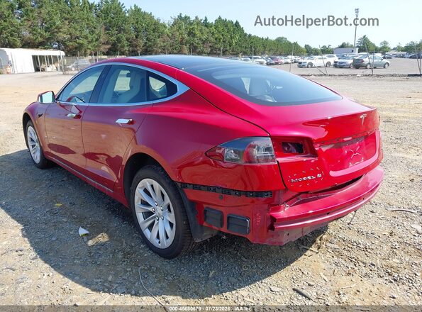 5YJSA1E22JF244516 2018 TESLA MODEL S Red Tył lewy