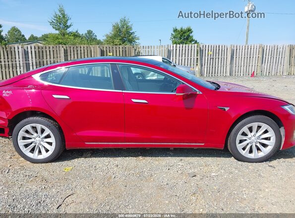 5YJSA1E22JF244516 2018 TESLA MODEL S Red Widok wnętrza 360 stopni