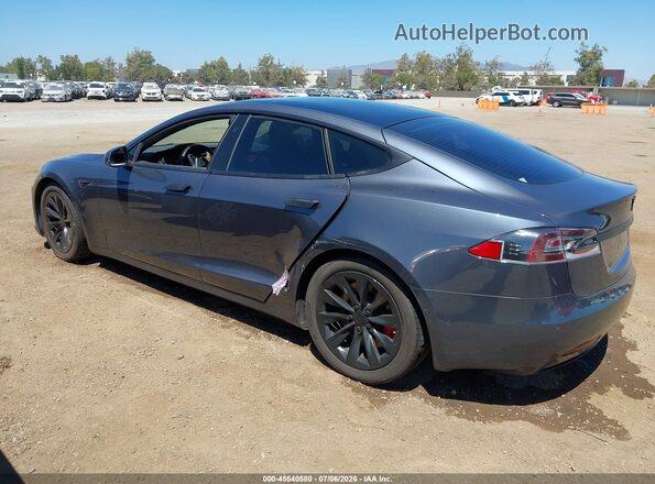 5YJSA1E22LF371253 2020 TESLA MODEL S Gray Tył lewy