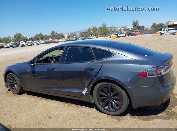 5YJSA1E22LF371253 2020 TESLA MODEL S Gray Widok wnętrza 360 stopni